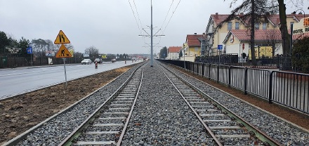 Zakończenie dostaw materiałów nawierzchniowych do Grudziądza